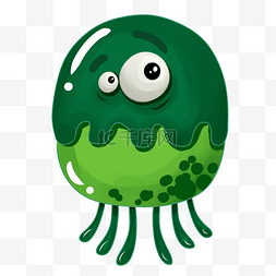 绿色细菌图片_绿色细菌png