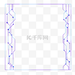 不规则点装饰图片_不规则图形科技感点线蓝色