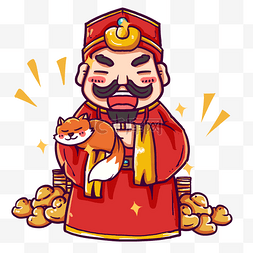 中斌财神图片_大富翁财神