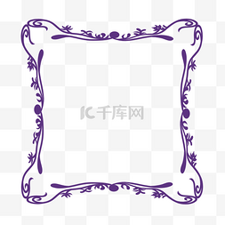 花纹紫色边框