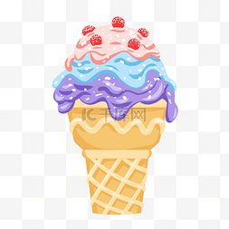 冰淇淋彩色