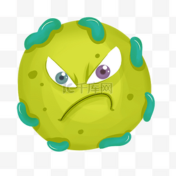 注意卫生图片_绿色细菌卫生