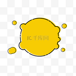 圆形色块图图片_圆形黄色块图