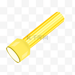 黄色生活手电筒