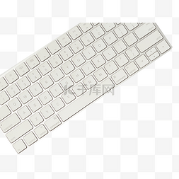 白色的键盘
