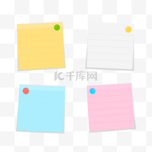 小纸条卡通图片-小纸条卡通图片素材免费下载-千库网