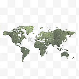 世界地图绿色图片_绿色铁板世界地图