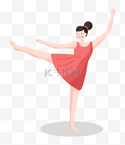 跳芭蕾的女人图片_舞蹈人物芭蕾女孩