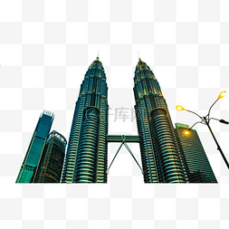 双子座动物图片_吉隆坡双子塔