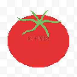 像素风图标图片_像素风红色番茄