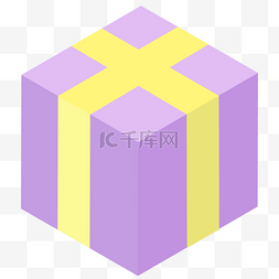 活动促销紫色图片_紫色的卡通礼物箱子