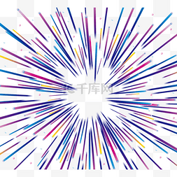 彩色星星炫光图片_紫色抽象渐变烟花炫彩