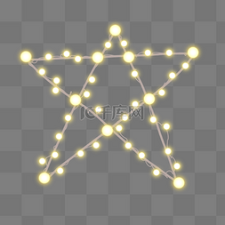 星型眼镜图片_christmas light 圣诞星型闪烁串灯