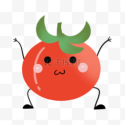 拟人abc图片_可爱拟人蔬菜西红柿