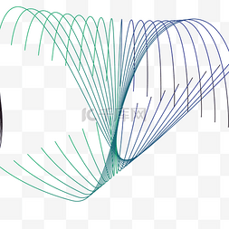 线条抽象背景渐变图片_波浪线条不规则图形渐变