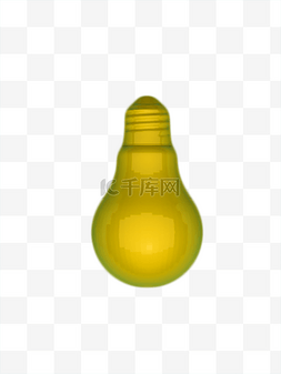 黄色灯泡