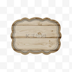 木材木纹木纹图片_扁平设计标牌指示牌元素插画