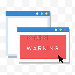 简约电脑图片_电脑警告提示弹窗