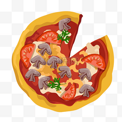 香菇披萨图片_香菇披萨