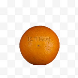 又圆又大的新鲜橘子