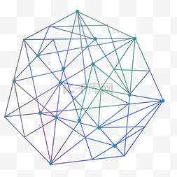 科技纹路纹路图片_科技感不规则图形手绘