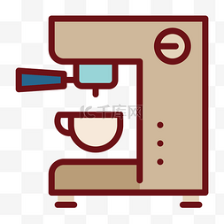 燕麦片冲泡图片_咖啡机图标