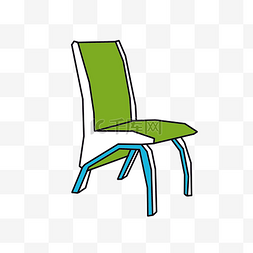 沙发脚凳图片_绿色时尚椅子