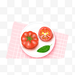 西红柿番茄一盘