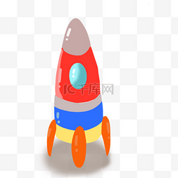 火箭玩具彩色简单孩子六一