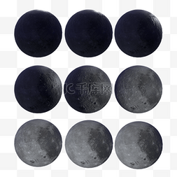 杭州延时图片_月球写实渲染组合