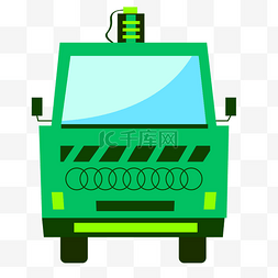 绿色施工工程车