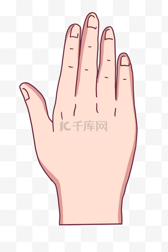 手背手势插画下载png个人vip和企业vip免费下载免抠元素卡通简约线条