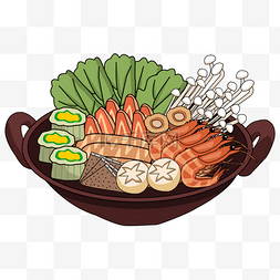 一份美味的日本sukiyaki