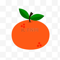 png橘子图片_卡通风手绘橘子