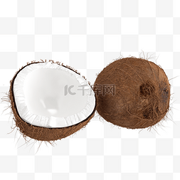 雨珠椰子图片_立体水果椰子