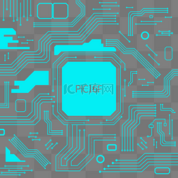lock16px图片_科技芯片电路板