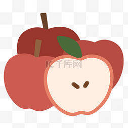 蛇果红苹果实拍图