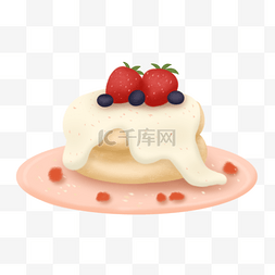 蓝莓草莓蛋糕图片_甜品蛋糕蓝莓草莓