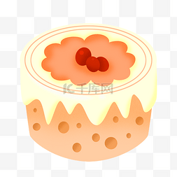 圆形生日蛋糕