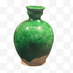 绿色瓶子文物