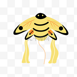 蜜蜂风筝图片_黄色小蜜蜂风筝