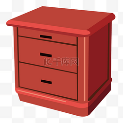 一个红木床头柜