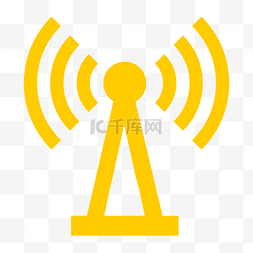 格旺微信号图片_矢量信号塔无线网标志