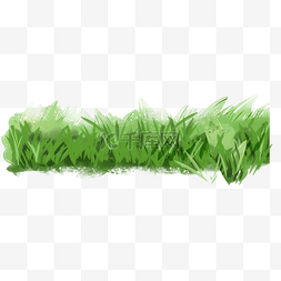 绿色的卡通草地