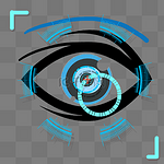视网膜识别眼睛眼球