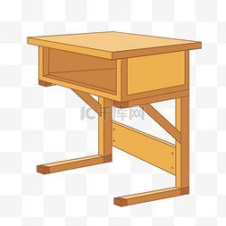 固定桌椅图片_简约课桌桌椅