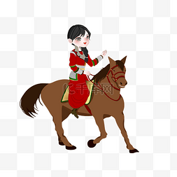 内蒙古女孩骑马