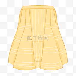 黄色夏季半身裙