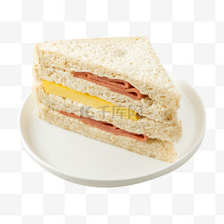 美食面包图片_早餐美食三明治