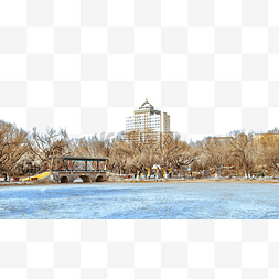 内蒙古饭店冬季外景
